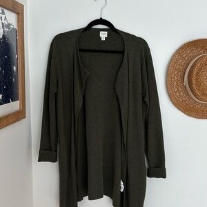 J. Crew Juliette collarless sweater-blazer